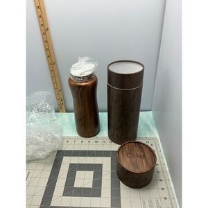 Cirkul Bottle Drops Wood Grain Insulated Water Bottle with Lid and Tube Box
